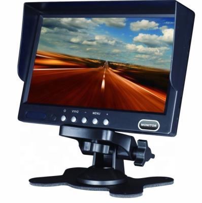 China 7 Inch Headrest DVD Player Universal Car Black Digital Screen for sale