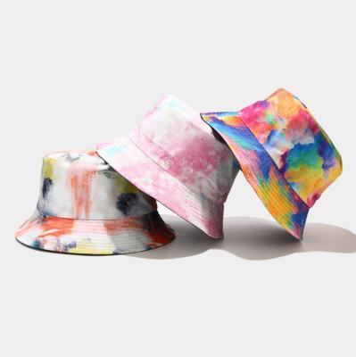 China Character Hot Sale 100% Cotton Packable Summer Travel Bucket Beach Sun Hat Unisex for sale