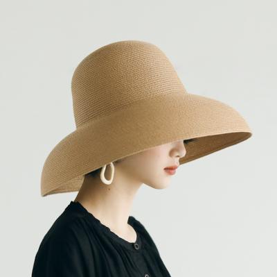 China Africa Summer Wide Brim Beach Hat Character Beach Sun Hat Casual Foldable Straw Hat Wide Brim Panama Sun Hat for sale