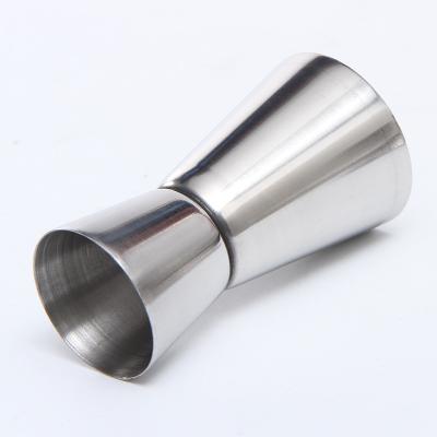 China Viable Double Sided Cocktail Liquor Stainless Steel Measuring Cup Bartender Drink Mixer Jigger Shot Bar Measure for sale