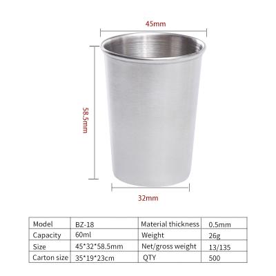 China Viable Laser Engrave Name Wine Beer Whiskey Mug Juice Mug Stainless Steel Customize Name Drinkware Kitchenware Outdoor Metal for sale