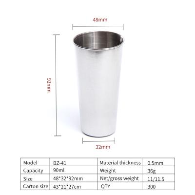 China Sustainable Stainless Steel Mugs Pint Metal Travel Mugs For Outdoor Camping Coffee Wine Drinkware Drinking Accessories for sale