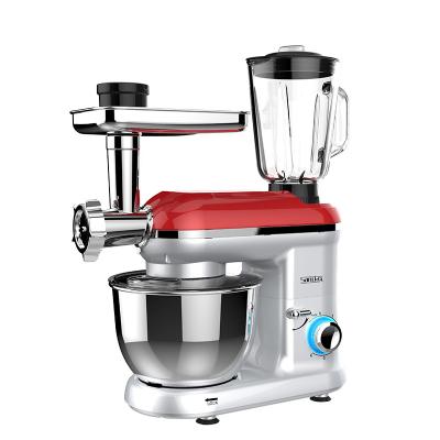 China 1Function Stand Mixer Kitchen Food Processor Powerful Tilt Design 1500W 5 Head Kitchen Cooks Machine Chef Knead Dough Mixer for sale