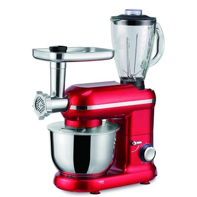 China Tilt Head Design 1500W Multi-Function 5 in 1 Dough Mixer & 4.5L 304 Mixer & Chopper Bowl for sale