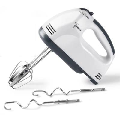 China Electric Hand Mixer Cake Beaters Egg Cream Dough Butter Food Mixer Tilt Head Design 7 Speed for sale