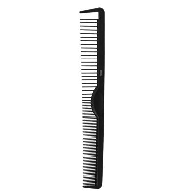 China Salon Barber Cutting Comb Static And Heat Resistant Logo Black Carbon Fiber Anti Custom Made for sale