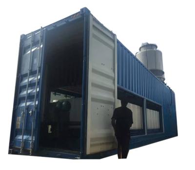 中国 20Ton industrial ice making machines ice machine factory containerized block ice 販売のため