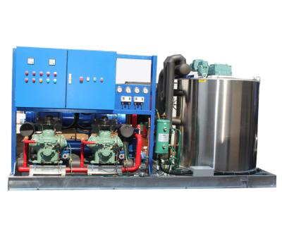 China 10 ton Water cooling flake ice machine ice Stainless Steel 304 for fish 32.25KW for sale