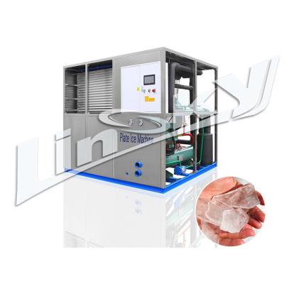 China 13.5kw Transparent Plate Ice Machine ice making machines 3Ton fishery Air/Water-cooled for sale