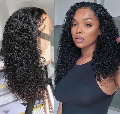 China Curly 150% 180% Density Hd Full Lace Hair Wigs Women Brazilian Virgin Hair Lace Front Wig For Black Transparent Wholesale Seller for sale