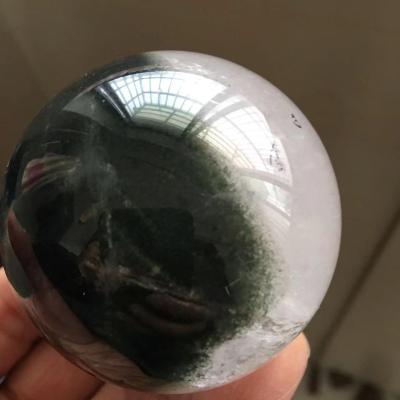 China Wholesale Natural Green Ghost Ornament Healing Home China Quartz Crystal Sphere for sale