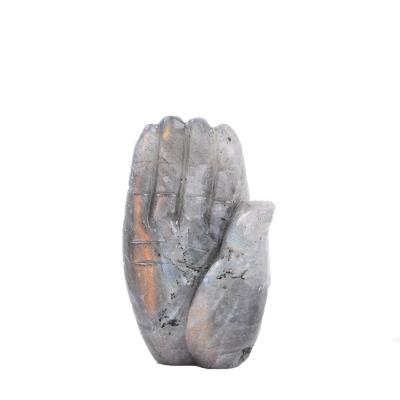 China China Wholesale Natural Feldspar Decorative Hand-carved Healing Crystal Buddha Pull Pieces for sale