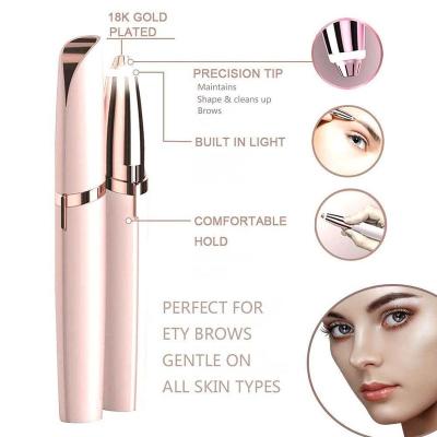 China Blue Light Factory Wholesale Eyebrow Indicator Mini Facial Epilator For Women for sale