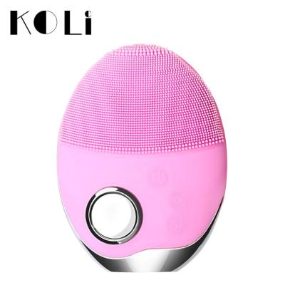 China Mini Silicone Brush Pore Cleanser DEEP CLEANSING Cleansing Electric Face Massager Facial Brush for sale