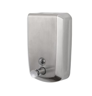 China Anti-Corrosion Wall Mount Manual Soap Dispenser Stainless Steel Hand Wash Dispenser Soap Dispensers for sale