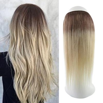 China 100% Virgin Remy Hair Extension Cheap Double Virgin Hair Extension Hair Halo Hair for sale