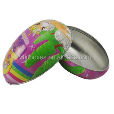 China Popular Food Grade Gift Custom Printing Empty Easter Candy Tin Box for sale