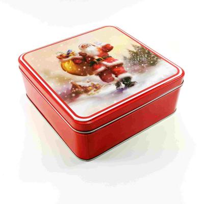 China All Cute Square Small Metal Valentine Holiday Tin Box Wholesale for sale