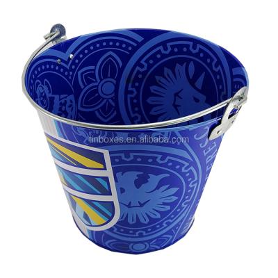 China For Wholesale Metal Food Packing Box Tin Bucket Halloween Decoration for sale