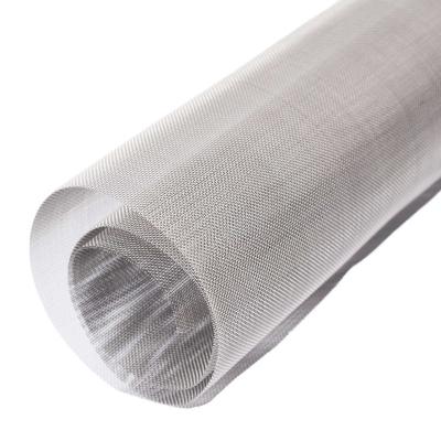 China Corrosion Resistance 0.04mm Micron 0.24mm Knitted 304 Stainless Steel Wire Mesh for sale