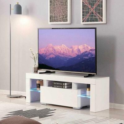 China Modern Modern Glass TV Stands Rattan Home Furniture Storage Cabinet Floor Cabinet Luxury Living Room Sets for sale