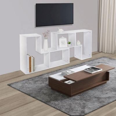 China Modern Apartment Furniture MDF Design Furniture Living Room TV Cabinet Unit Designs for sale