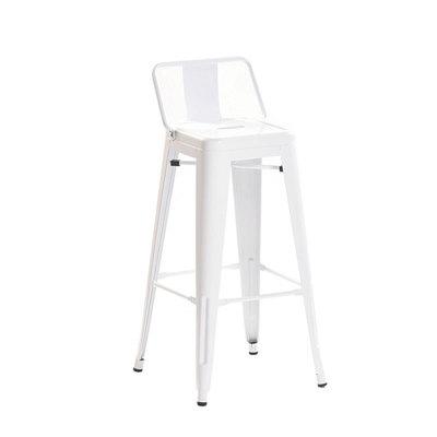 China Modern Many Sizes Outlet Factory Price Small Outdoor Backrest Modern Frame Different Sizes Design Iron Metal Minimalist Bar Stool for sale