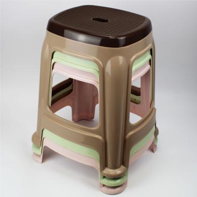 China Chaoding Modern Hot Selling Colorful Plastic Stacking Stools For Sitting for sale