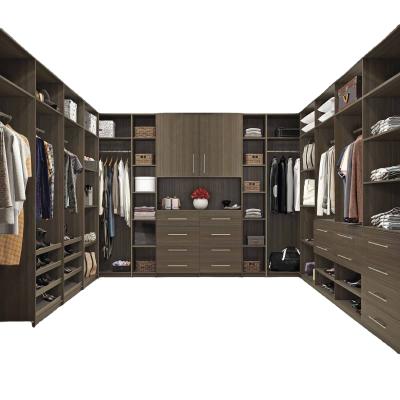 China Wardrobes PA Modular Custom Wood Design Modern Bedroom Closet Wardrobe for sale