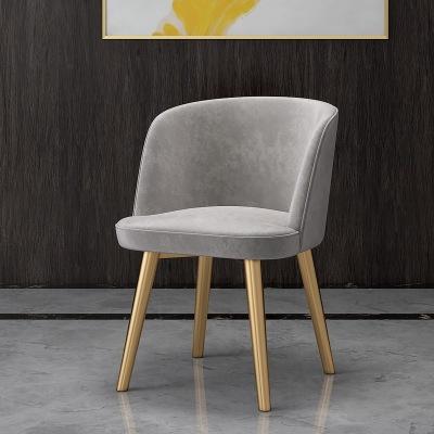 China Italian Design Colorful Velvet (Other) Adjustable Dining Chair Modern Minimalist Metal Legs Blue Gold Chair for sale