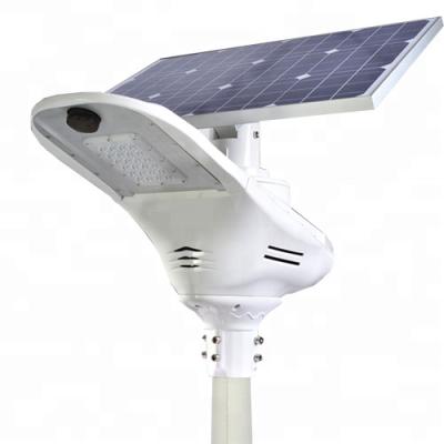 China ROAD Solar Power 30W LED 5-7M Outdoor IP65 PIR Semi-integrated Solar Street Light with Adjustable Solar Panel for sale