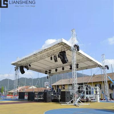 China Aluminum alloy 6061-T6 aluminum top sale concert stage roof truss for sale en venta