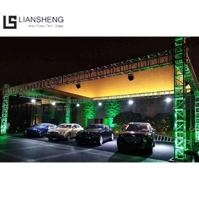 China Aluminum alloy 6061-T6 10x8m roof DJ truss foil system for ourdoot T show concert use zu verkaufen