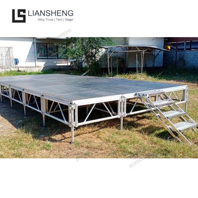 China Aluminum Alloy 6061-T6 Deluxe Portable Aluminum Platform Modular Stage zu verkaufen