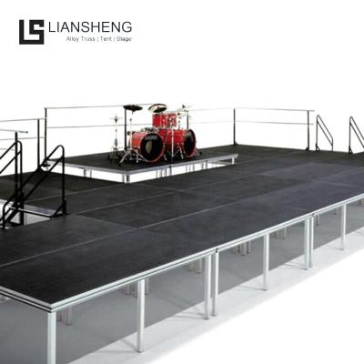 China Wholesale aluminum alloy 6061-T6 outdoor concert aluminum mobile stage platform for sale for sale