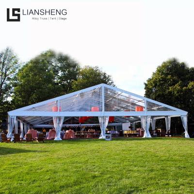 Китай Customized aluminum clear roof transparent outdoor tents for events wedding party floats landing ship продается