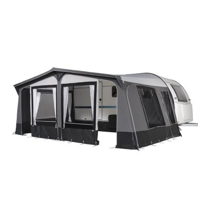 China European extended type framed poled full caravan tent for sale for sale