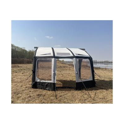 China Extended Type Inflatable Caravan Air Tent All Season Polyester RV Tent Tent for sale