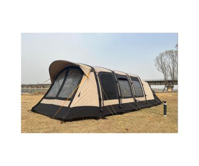 China Extended Type High End Luxury Inflatable Family Tent Inflatable Canvas Tent And Tunnel Tent for sale