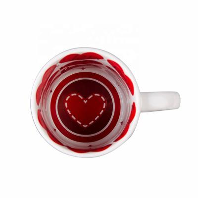 China Sweet Stored Valentines Day Mug MDecal-EL MugFavor Personalized Sublimation Blanks 11oz Ceramic Coffee Mugs Colored Mugs for sale