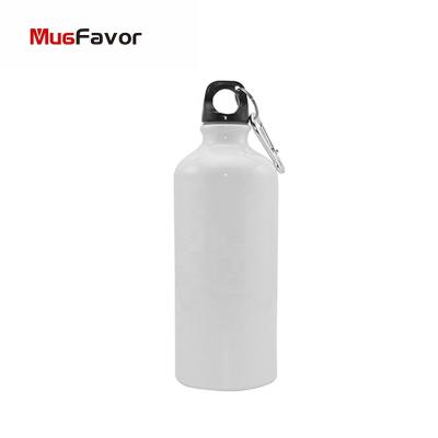 China MugFavor 600ml Metal Sublimation Sports Water Bottle MAL6-W Wholesale Personalized White Aluminum Outdoor Custom Water Bottle for sale