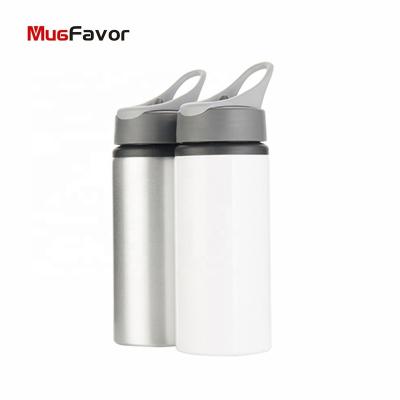 China 650ml Metal Viable Sublimation Sports Silver Aluminum MugFavor Water Bottle Wholesale Personalized Outdoor Custom Coffee Mug MAL65-SS for sale