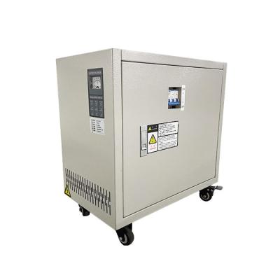 中国 Industrial Power Supplies 30KVA Industrial Three Phase Stabilizer Customized Inductive Voltage Regulator low frequency power supply 販売のため