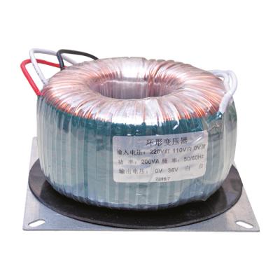 China Inverter OEM low frequency Toroidal  transformer 1W24V single phase auto Toroidal  transformer for inverter Te koop