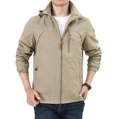 China Waterproof 2023 Men Plus Size Jacket Logo Wholesales Rain Coat Zip Custom Made Outdoor Warm Windproof Up Raincoat Outwear for sale