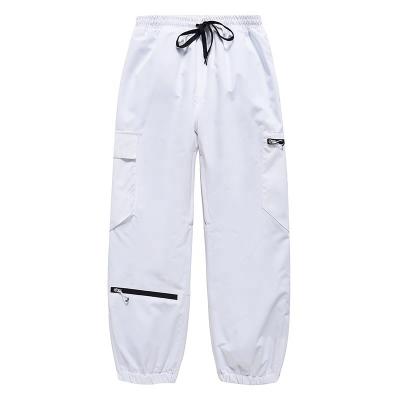 China Breathable Outdoor Waterproof Windproof Men Pants Snowboard Ski Wear Ski Pants Rise Pant Elastic Waist Customize for sale