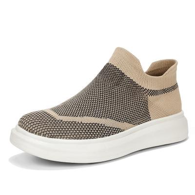 China Wholesale Theft Sweat-absorbent Woven Around Spring Mesh Unisex Casual Shoes From Toe Low-Top Cementing Sneakers for sale