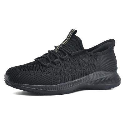 China 2023 New One Stirrup Slip Resistant Wear Resistant Men's Theft Knitting Sneakers Cushioning for sale