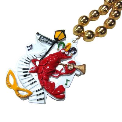 China Holiday decoration & Poly Gift Mardi Gras Beads New Orleans High Quality Crawfish Beads Carnival Gift for sale