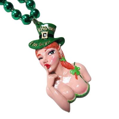 China Holiday decoration & Mardi Gras Bead Chain Carnival Party Favor Necklace for sale